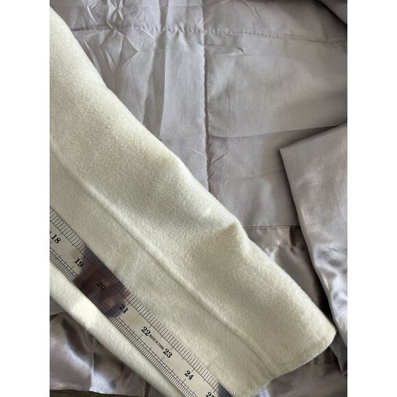 Loro Piana Women’s Cashmere Coat Jacket Ivory Cream Size EU 48 US 12 Blazer - Picture 13 of 13